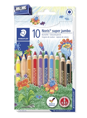 Staedtler Színesceruza Noris Club Super Jumbo készlet (10)